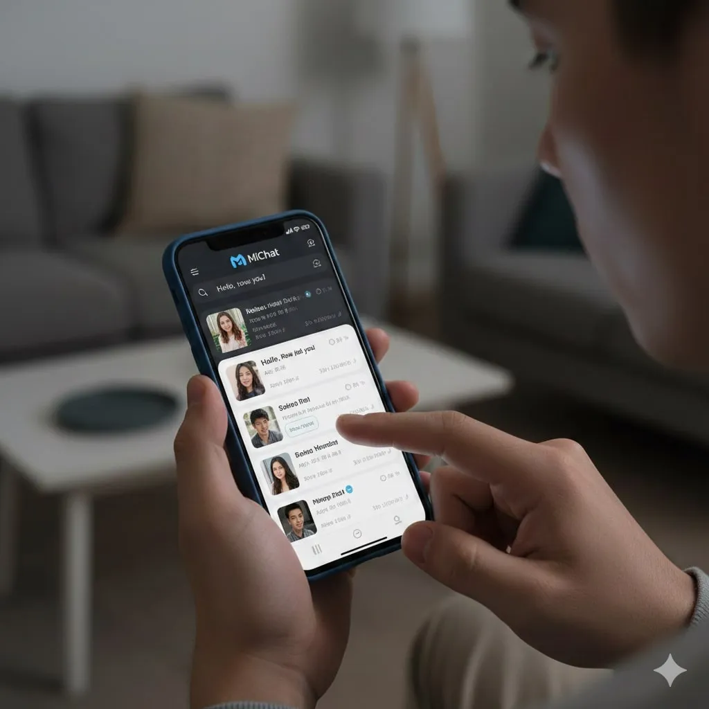 Berbagai Cara Mencari dan Menambah Teman di MiChat (c) Ilustrasi AI