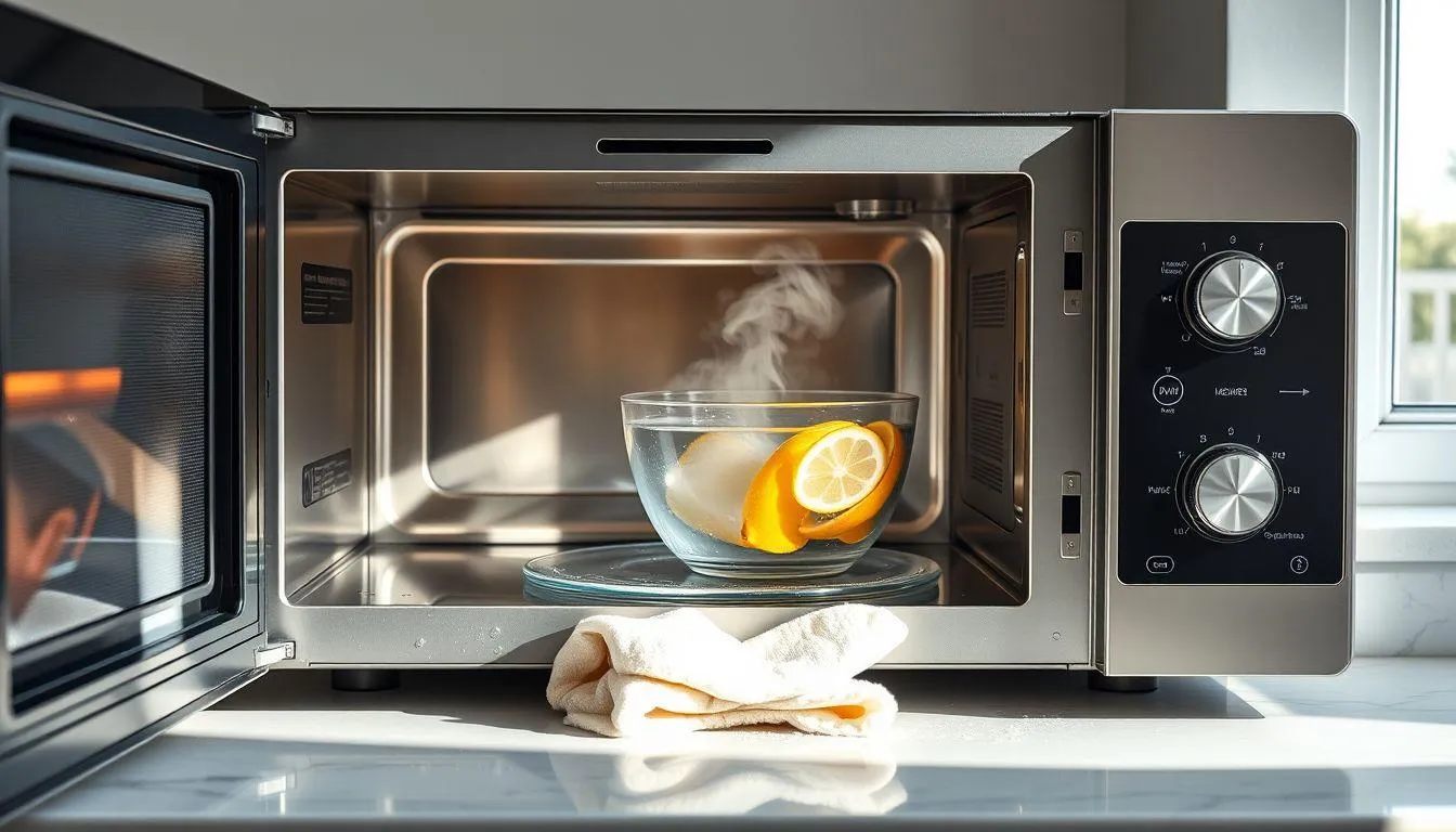 Perawatan dan Pembersihan Microwave (c) Ilustrasi AI