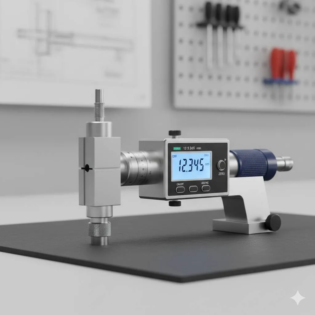 Pengertian dan Fungsi Mikrometer Sekrup (c) Ilustrasi AI