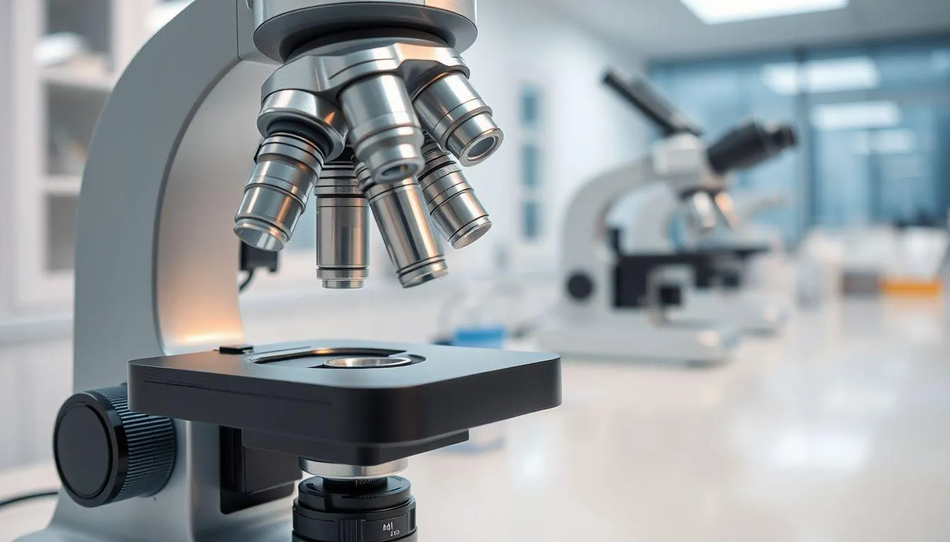 Bagian-Bagian Mikroskop dan Fungsinya (c) Ilustrasi AI