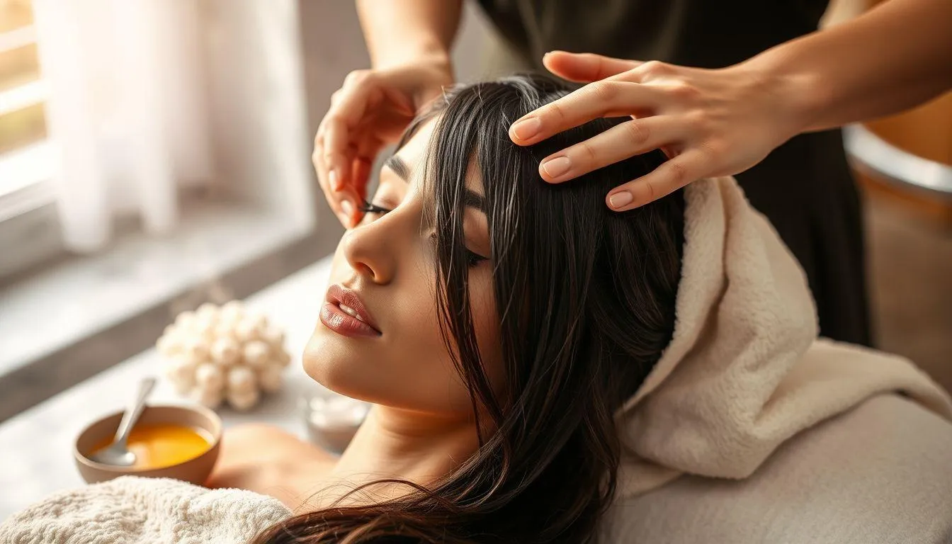 Teknik Hot Oil Treatment untuk Rambut Susah Diatur (c) Ilustrasi AI