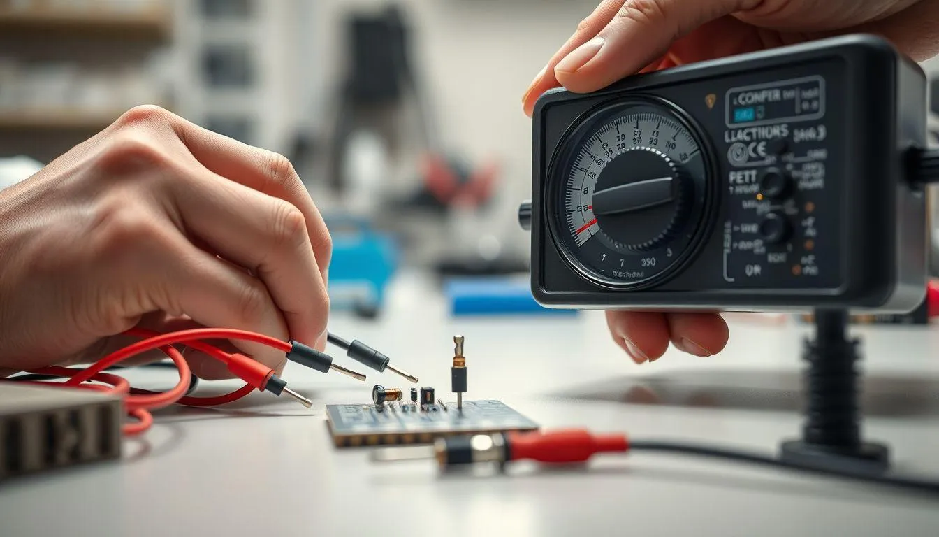 Cara Mengukur Resistansi dengan Multimeter Analog (c) Ilustrasi AI