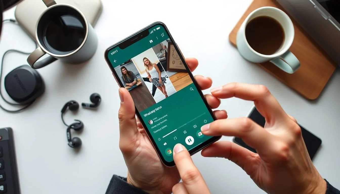 1. Cara Menggunakan Musik di Status WA dengan Fitur Bawaan WhatsApp (c) Ilustrasi AI