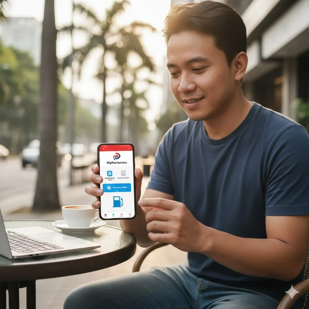 Cara Download dan Daftar Akun MyPertamina (c) Ilustrasi AI