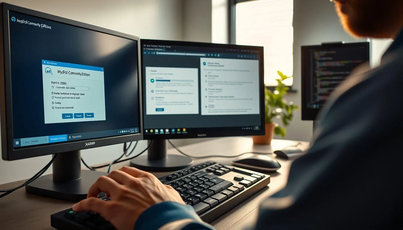 Instalasi dan Persiapan MySQL (c) Ilustrasi AI