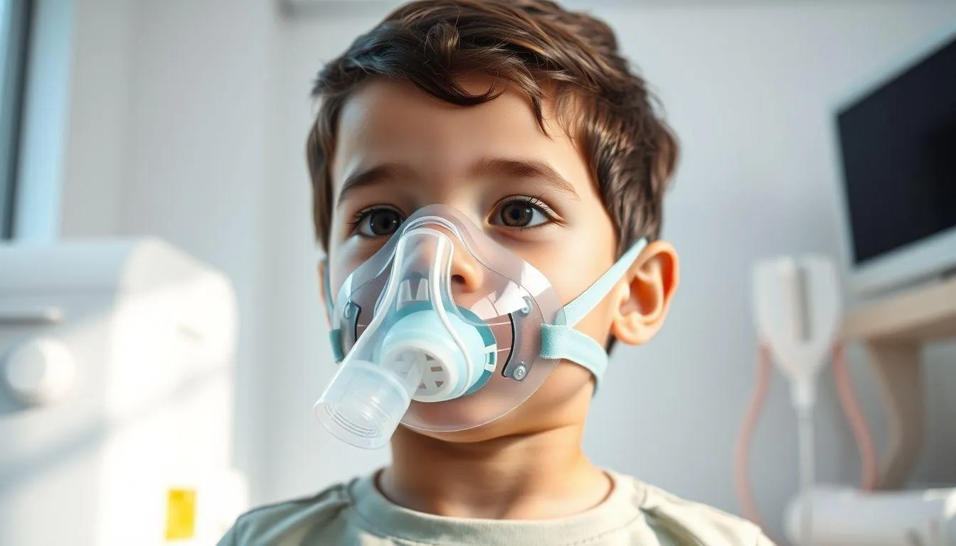 2. Cara Menggunakan Nebulizer dengan Masker (c) Ilustrasi AI
