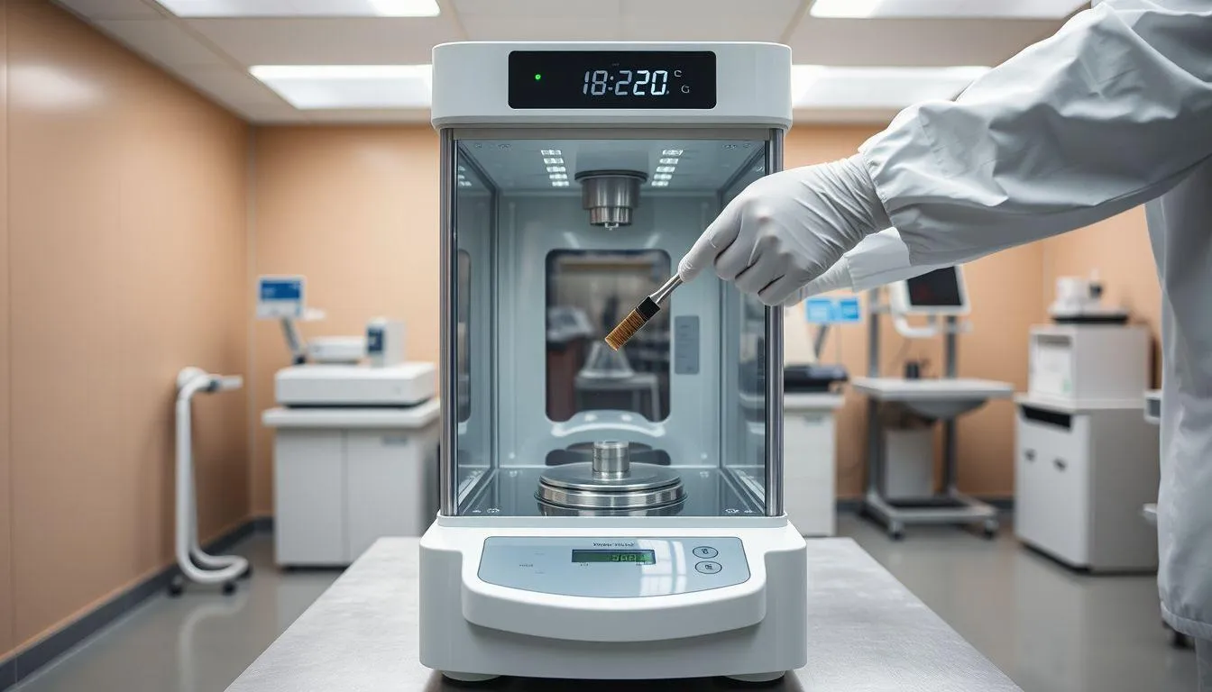 Persiapan Sebelum Menggunakan Neraca Analitik (c) Ilustrasi AI