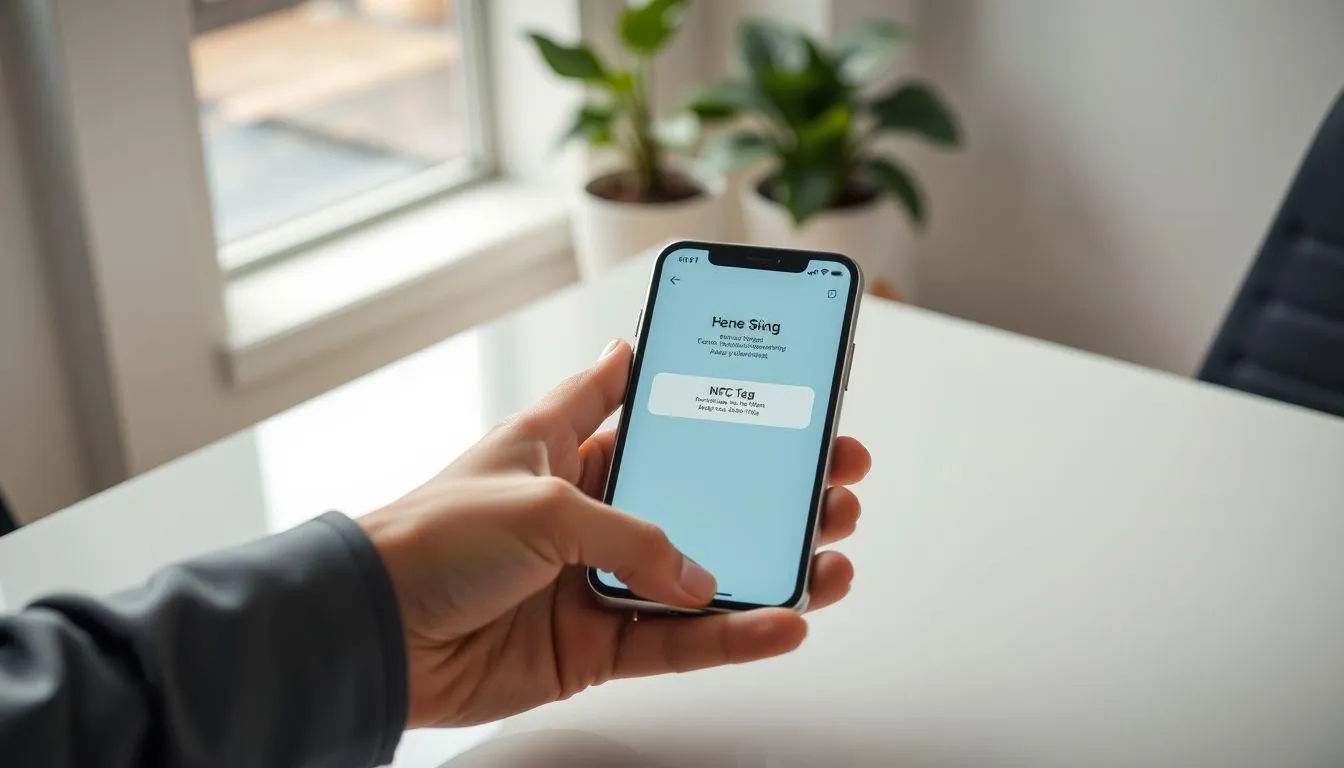 2. Cara Menggunakan NFC di iPhone untuk Membaca Tag NFC (c) Ilustrasi AI