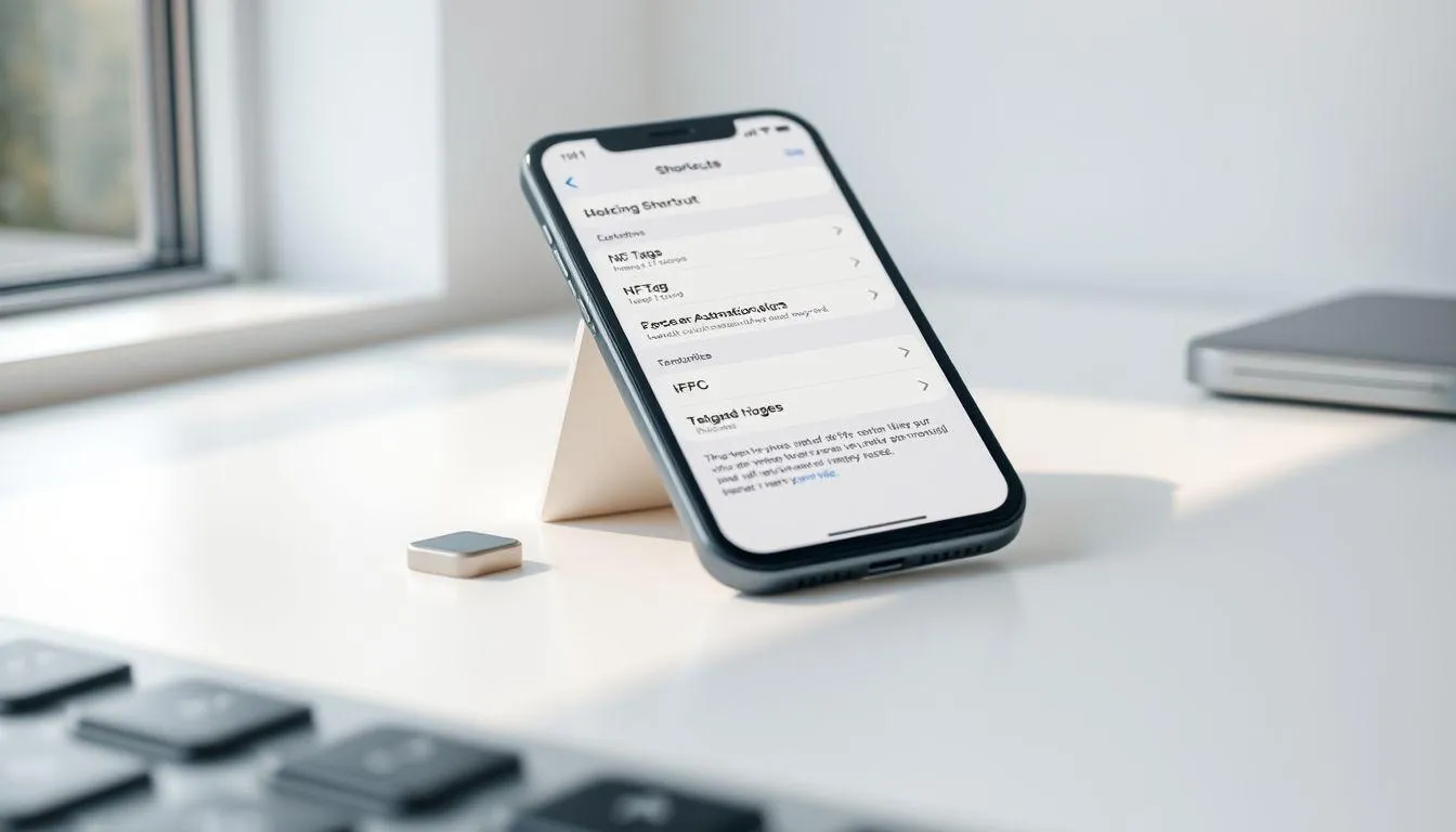 3. Cara Menggunakan NFC di iPhone untuk Automasi dengan Shortcuts (c) Ilustrasi AI