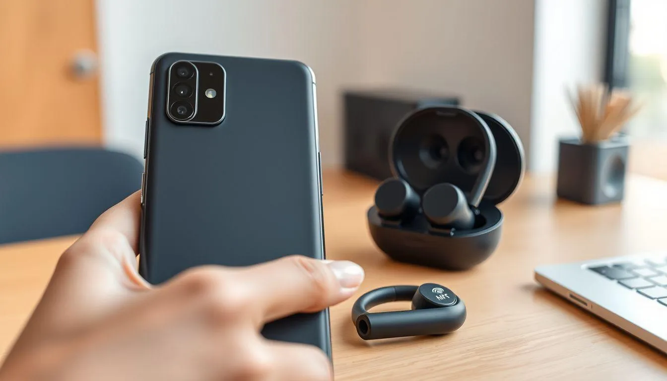 7. Cara Menggunakan NFC di Redmi Note 13 untuk Pairing Perangkat Bluetooth (c) Ilustrasi AI