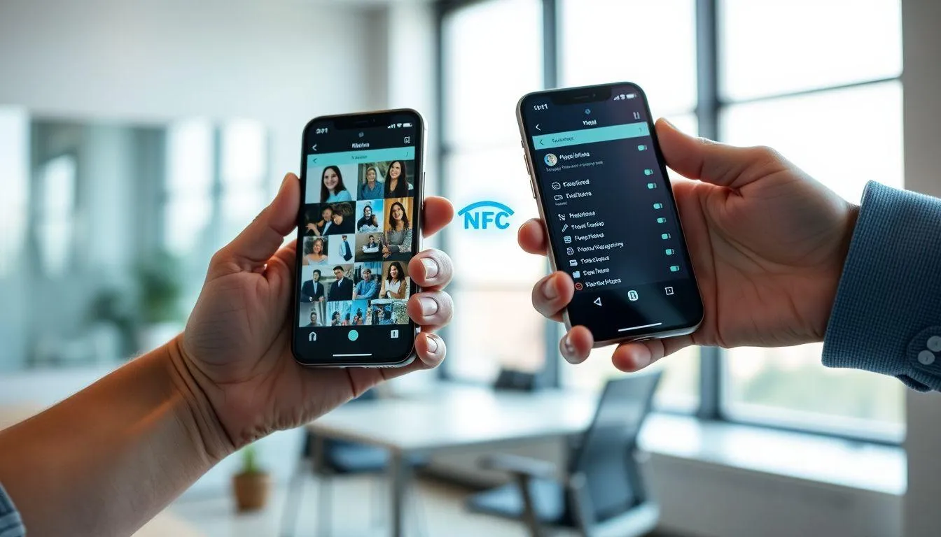 6. Cara Menggunakan NFC pada HP untuk Transfer Data Antar Perangkat (c) Ilustrasi AI