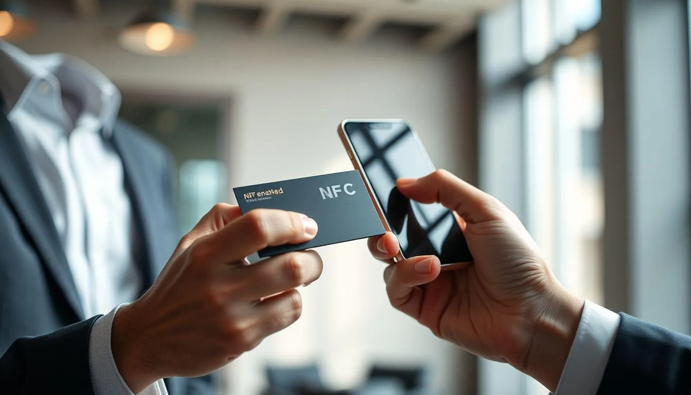 9. Cara Menggunakan NFC pada HP untuk Kartu Nama Digital (c) Ilustrasi AI