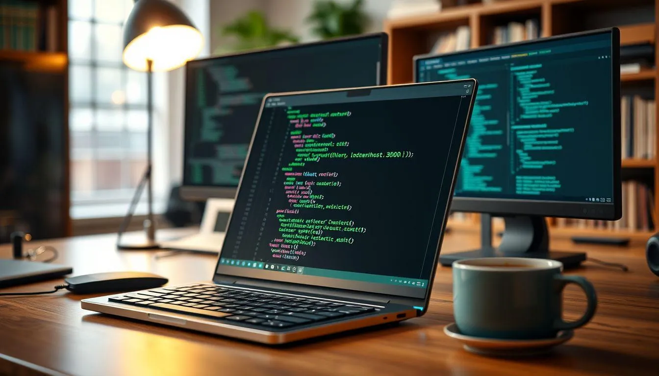 Membuat Web Server Sederhana dengan Node JS (c) Ilustrasi AI