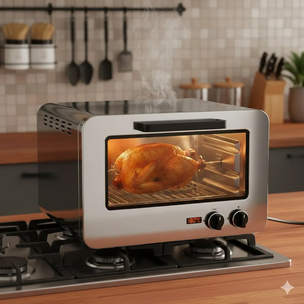 Tips Mengatur Suhu pada Oven Kompor (c) Ilustrasi AI