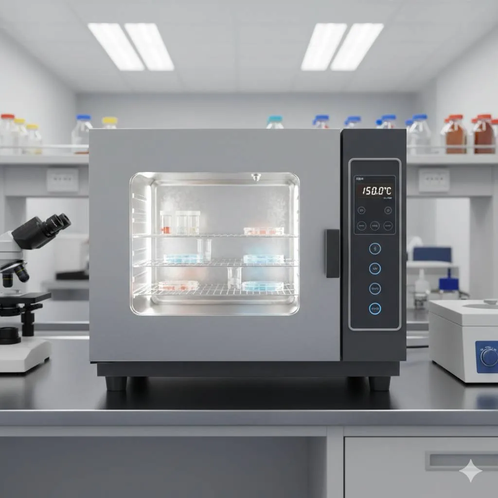 Keselamatan Kerja dalam Penggunaan Oven Laboratorium (c) Ilustrasi AI