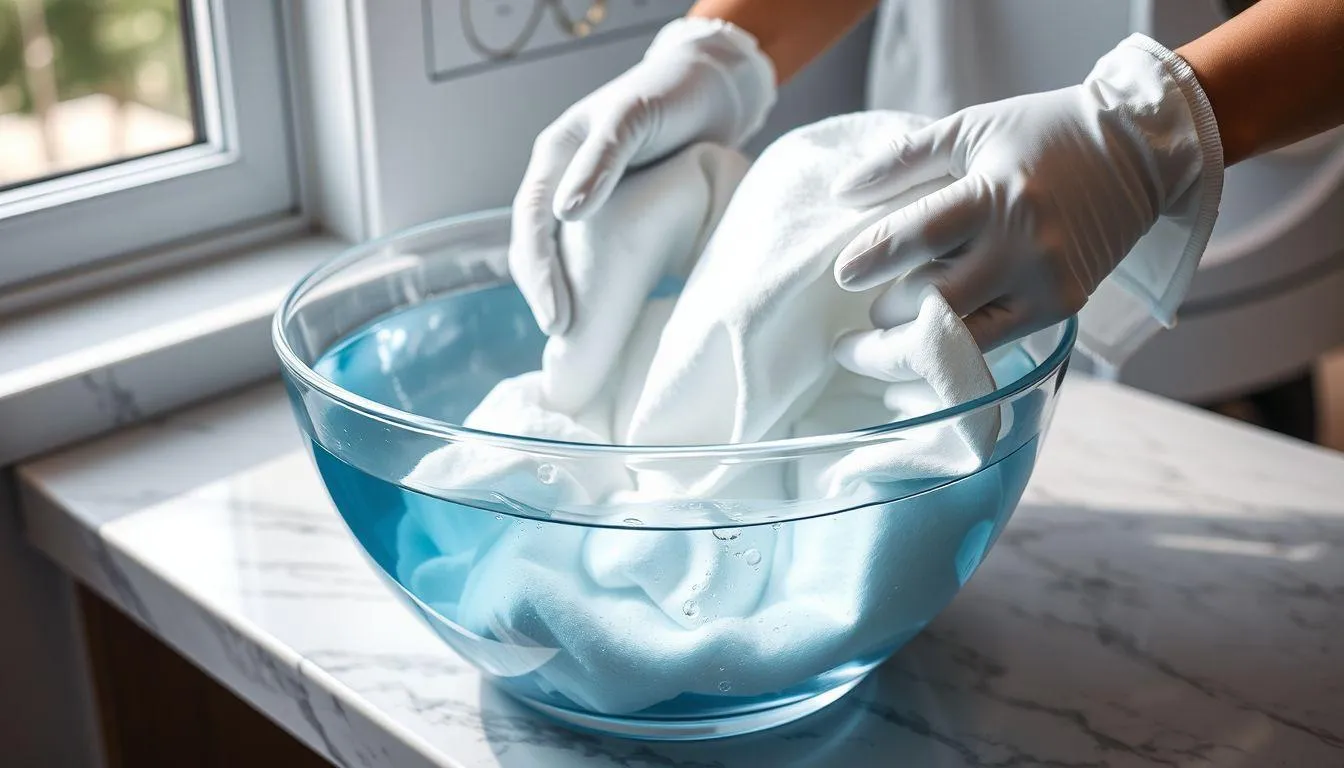 Cara Menggunakan Parfum Laundry Saat Mencuci (c) Ilustrasi AI