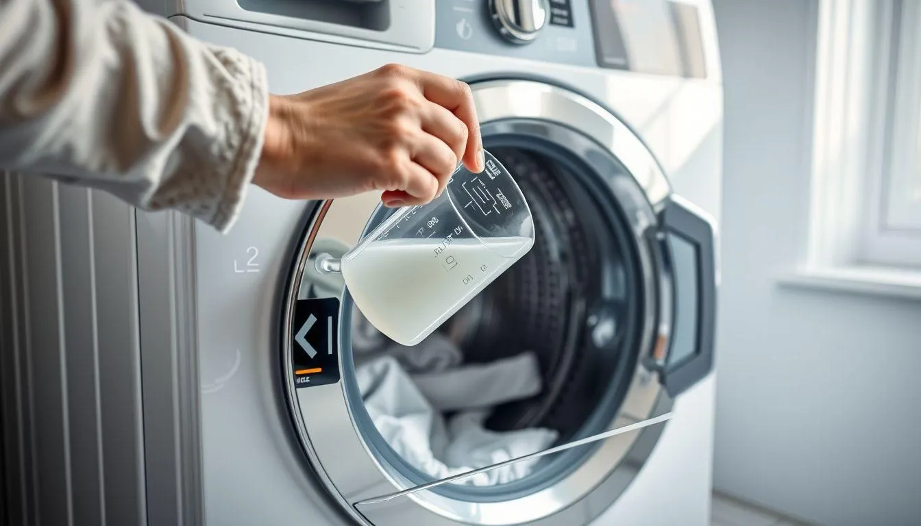 Cara Menggunakan Pemutih Pakaian di Mesin Cuci (c) Ilustrasi AI