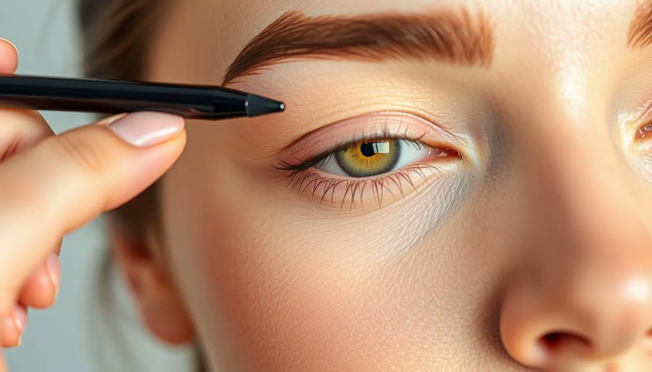 Langkah-Langkah Menggunakan Pensil Alis (c) Ilustrasi AI