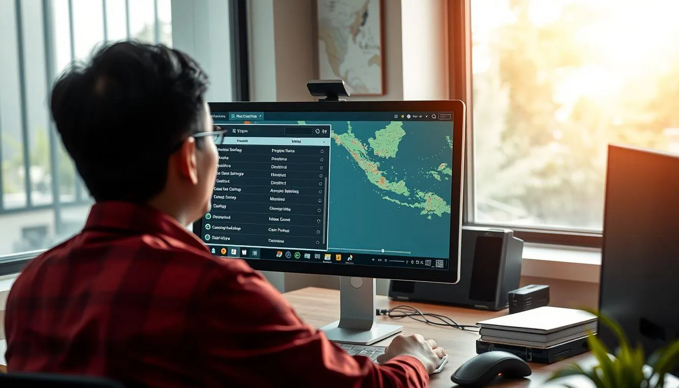 Mengecek Batas Administrasi Wilayah (c) Ilustrasi AI