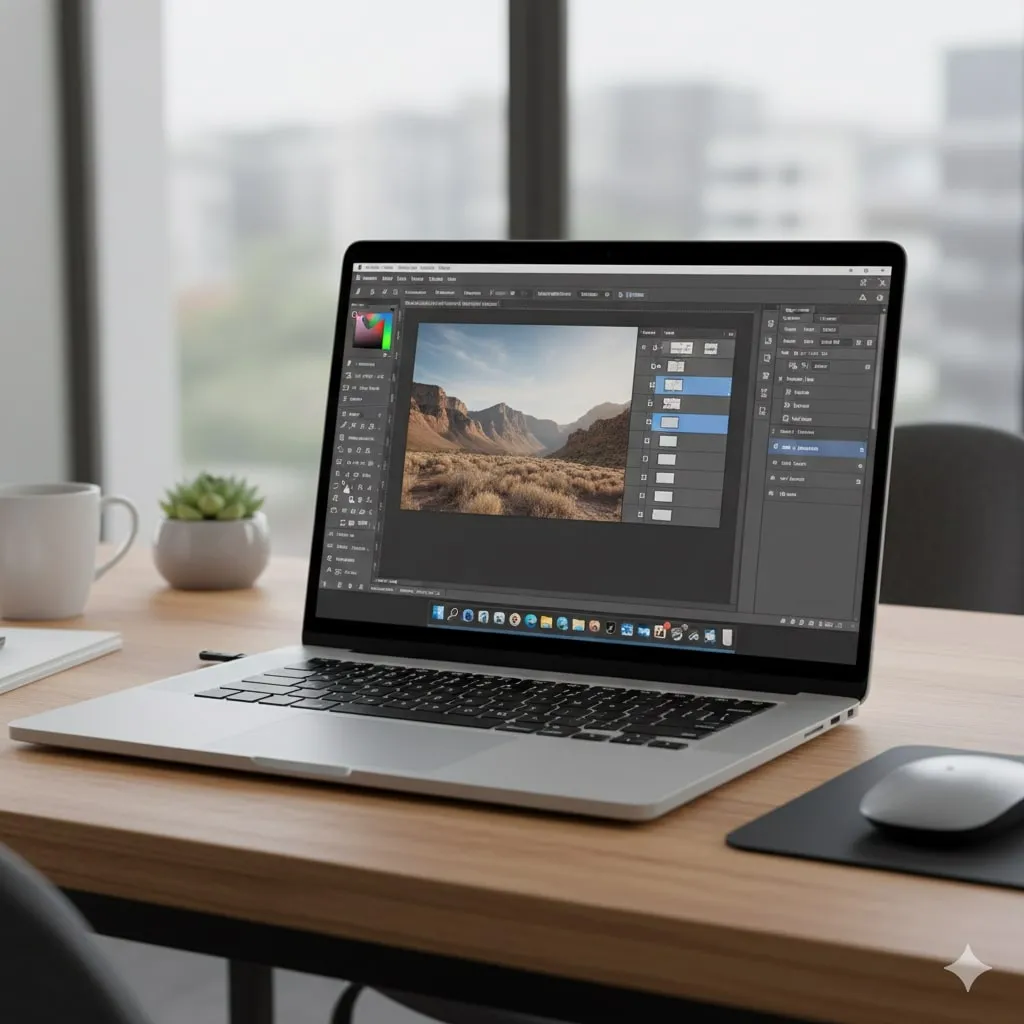 Teknik Editing Foto Dasar (c) Ilustrasi AI