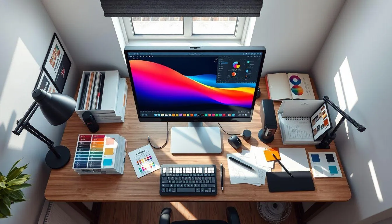 Membuat Desain Grafis Sederhana (c) Ilustrasi AI