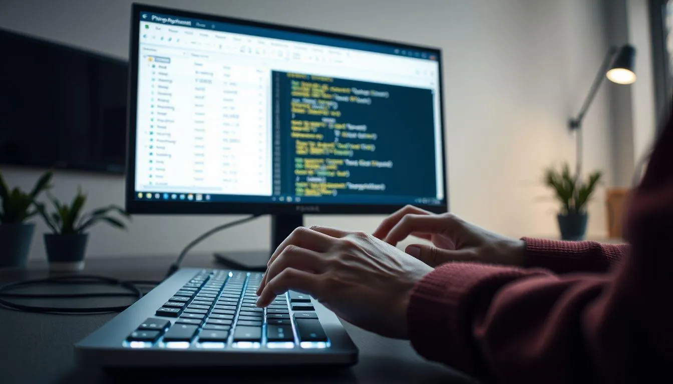 Membuat Tabel dan Mengelola Data (c) Ilustrasi AI