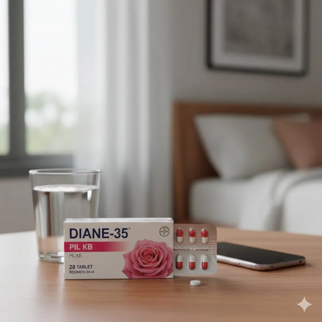 Cara Menggunakan Pil KB Kombinasi (c) Ilustrasi AI