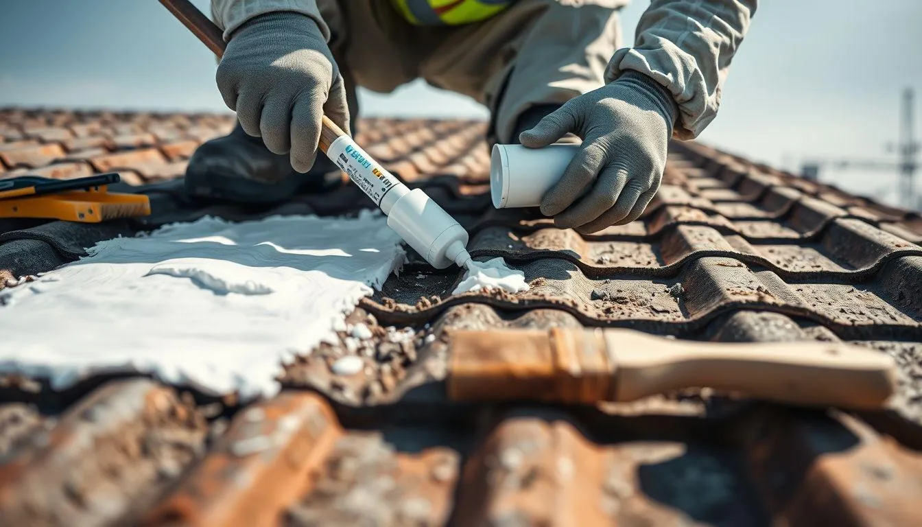 Cara Menggunakan Plingkut Anti Bocor Untuk Atap Asbes (c) Ilustrasi AI