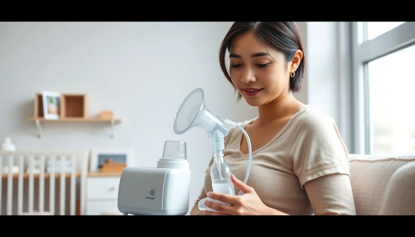 Langkah-Langkah Cara Menggunakan Pompa ASI Elektrik (c) Ilustrasi AI