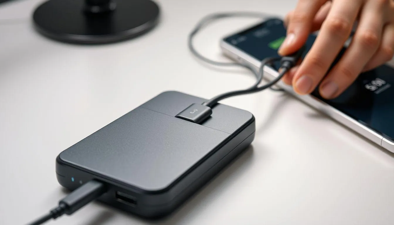 Cara Menggunakan Power Bank untuk Mengisi Perangkat (c) Ilustrasi AI