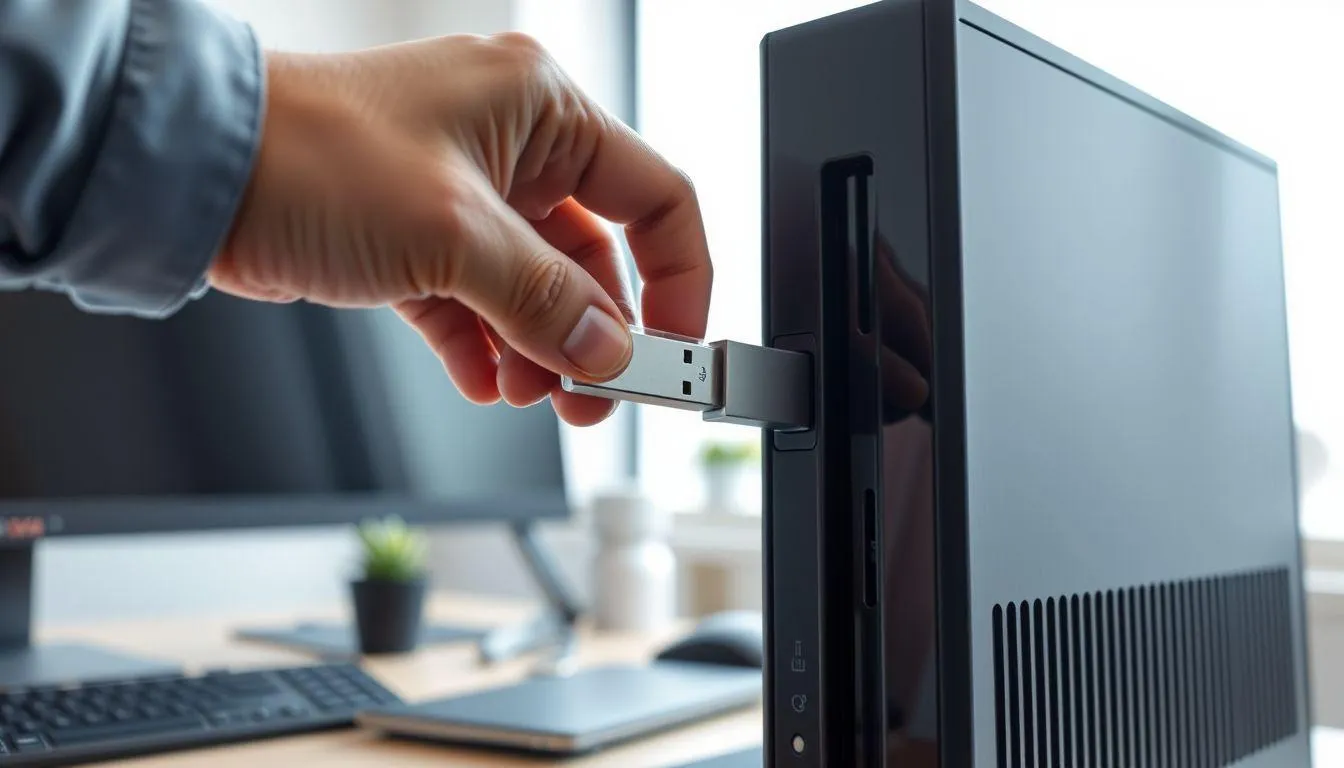 Cara Membuat Bootable USB dengan Power ISO (c) Ilustrasi AI