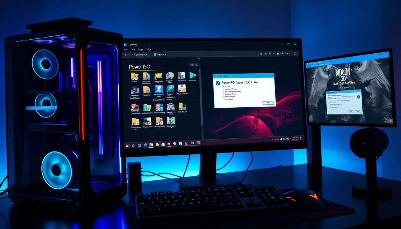 Tips Menggunakan Power ISO untuk Instalasi Game (c) Ilustrasi AI