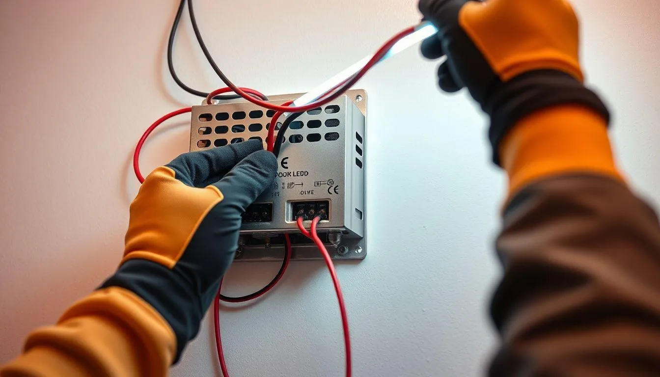 3. Cara Menggunakan Power Supply untuk Lampu LED Strip (c) Ilustrasi AI