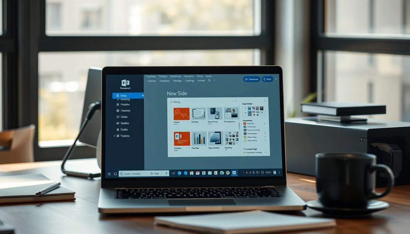 Menambahkan dan Mengelola Slide (c) Ilustrasi AI