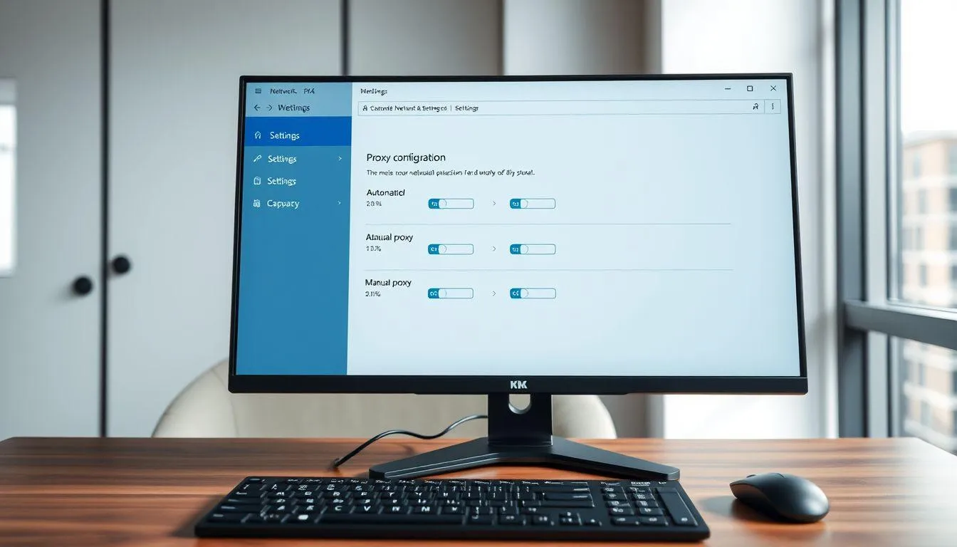 Cara Setting Proxy di Windows (c) Ilustrasi AI