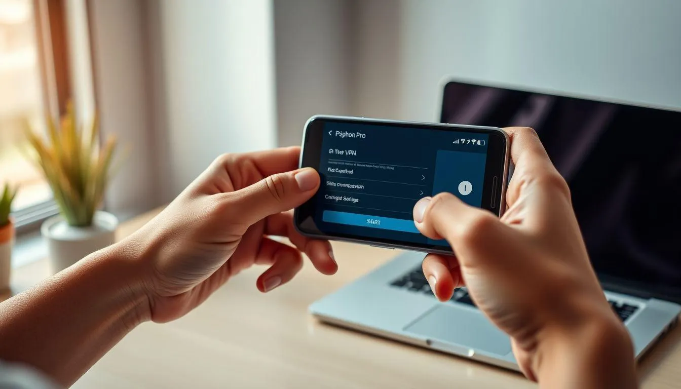 Cara Menggunakan Psiphon Pro di Android (c) Ilustrasi AI