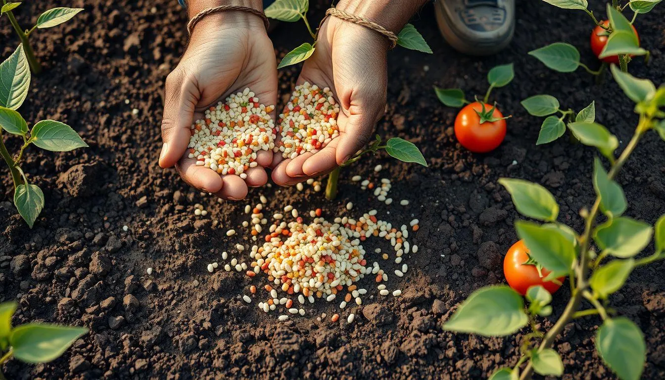 Cara Menggunakan Pupuk NPK dengan Sistem Tabur (c) Ilustrasi AI