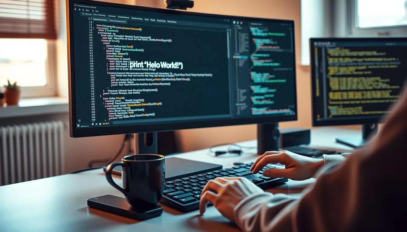 Cara Menulis dan Menjalankan Program Python Pertama (c) Ilustrasi AI