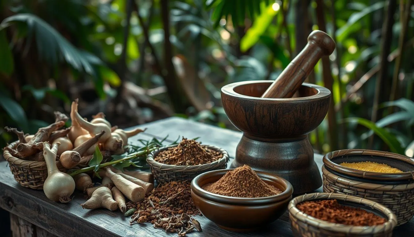 Mengenal Ramuan Dayak dan Jenisnya (c) Ilustrasi AI