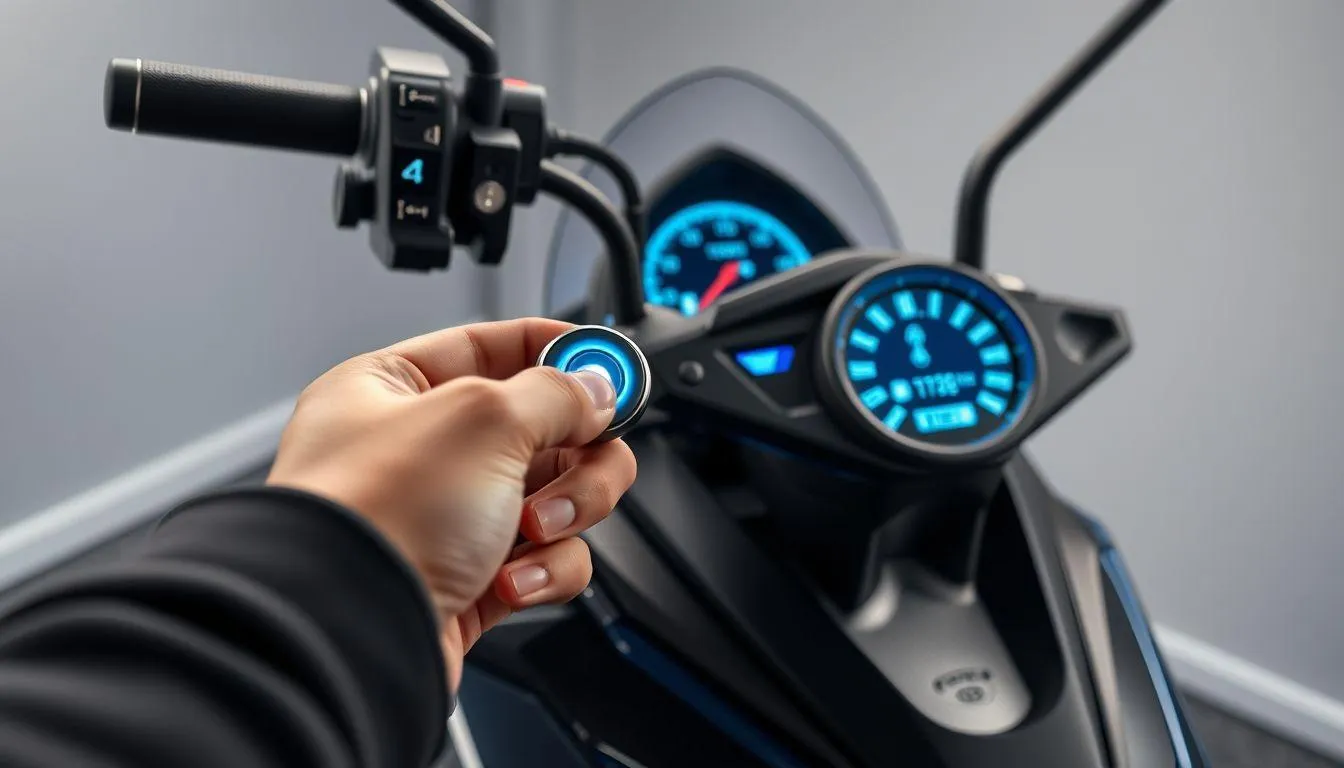 Cara Menggunakan Remot Motor Yamaha (c) Ilustrasi AI