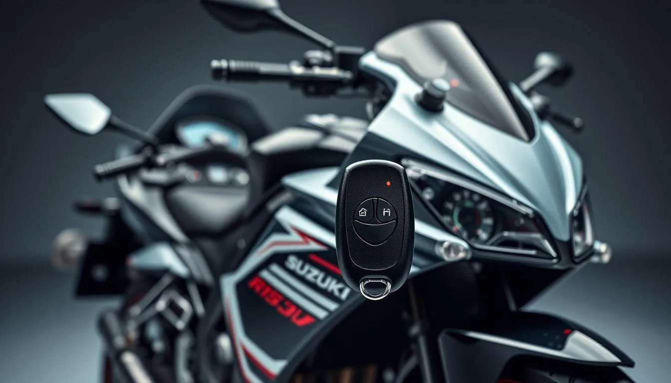 Cara Menggunakan Remot Motor Suzuki (c) Ilustrasi AI