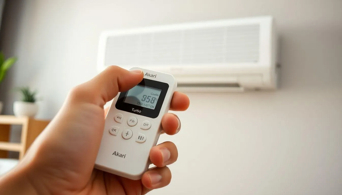 Cara Menggunakan Fitur Turbo Cool pada Remote AC Akari (c) Ilustrasi AI