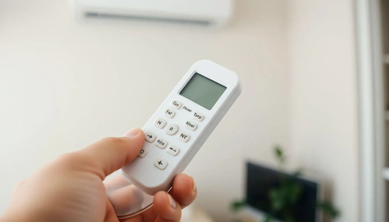 1. Mengenal Fungsi Tombol Dasar pada Remote AC (c) Ilustrasi AI