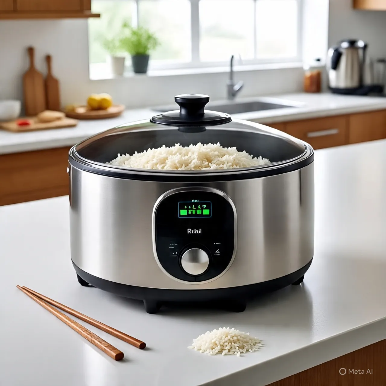 Apa Itu Rice Cooker dan Cara Kerjanya (c) Ilustrasi AI