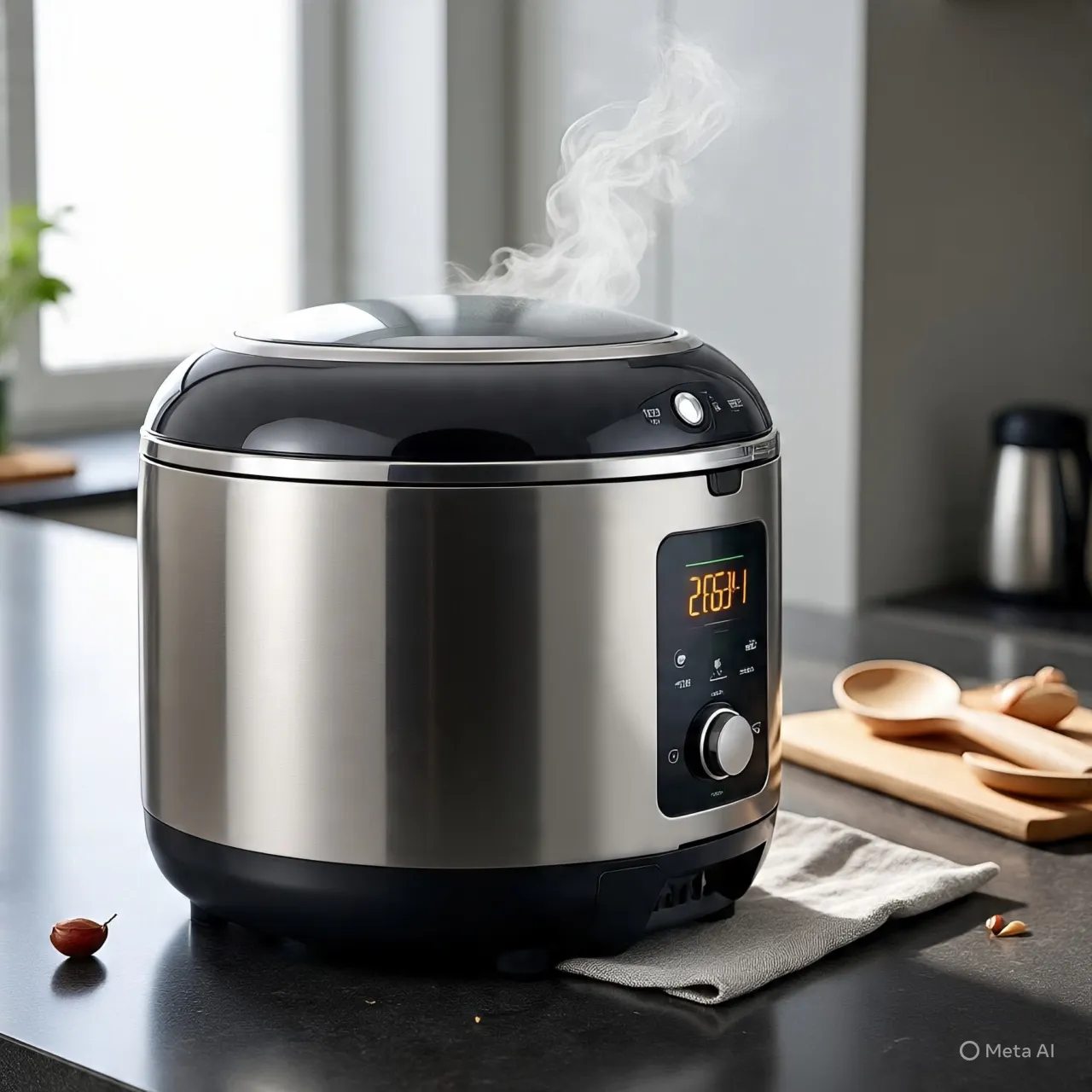 Kesalahan Umum dalam Menggunakan Rice Cooker (c) Ilustrasi AI