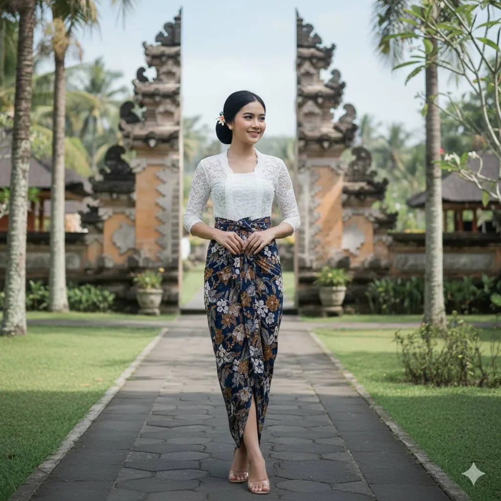 Cara Menggunakan Rok Lilit dengan Ring (c) Ilustrasi AI