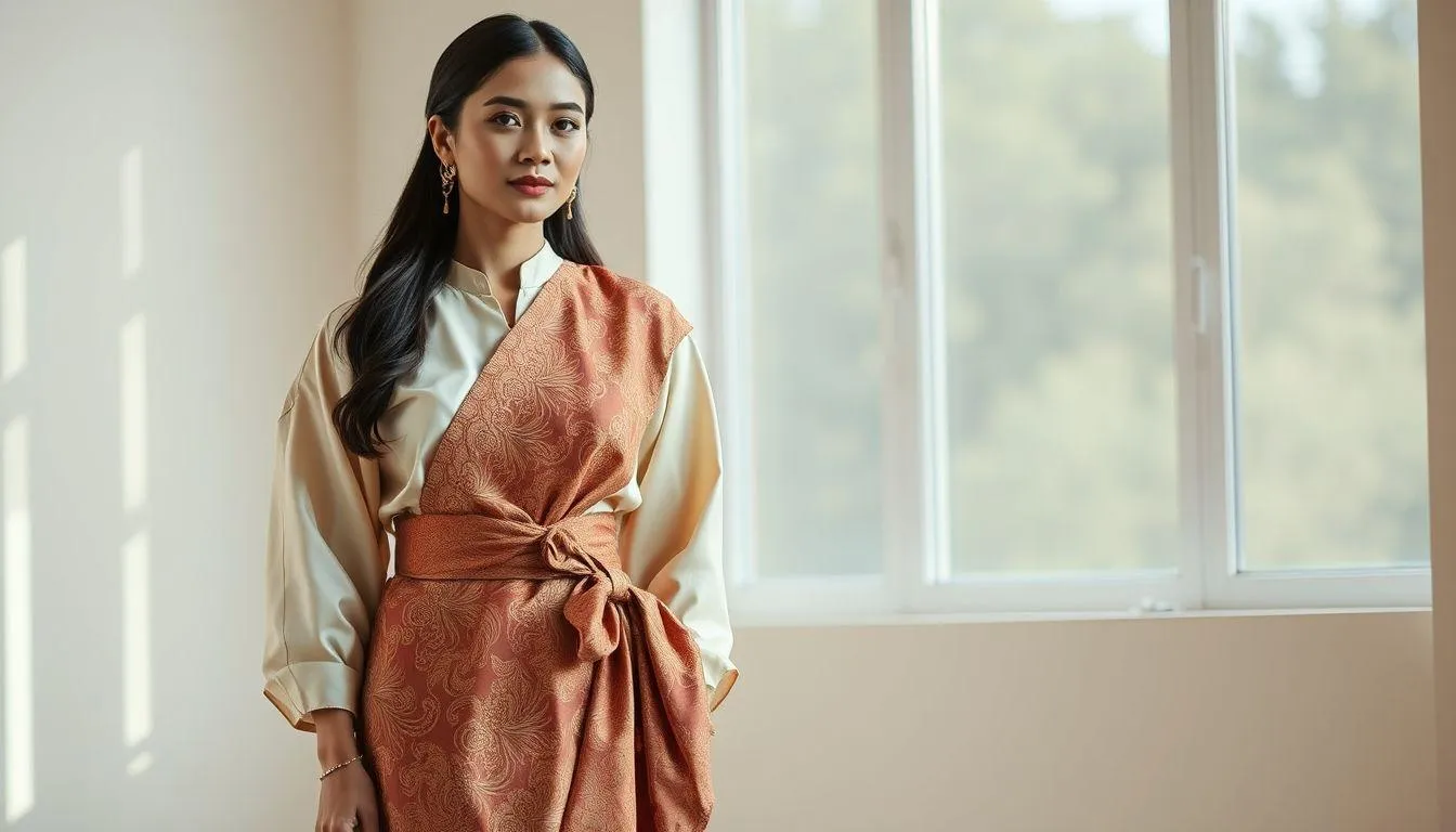 Tips Styling dan Memadukan Rok Lilit (c) Ilustrasi AI