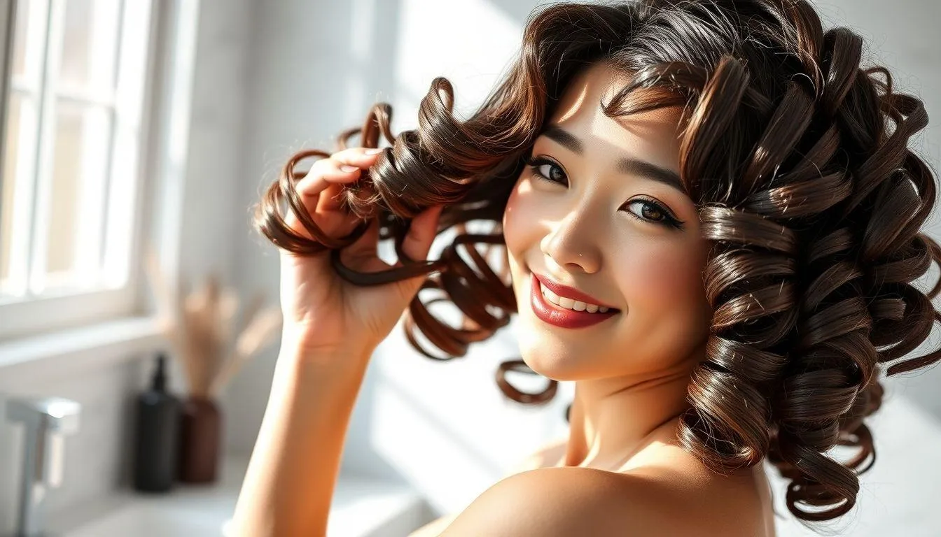 Tips Agar Hasil Roll Rambut Tahan Lama (c) Ilustrasi AI