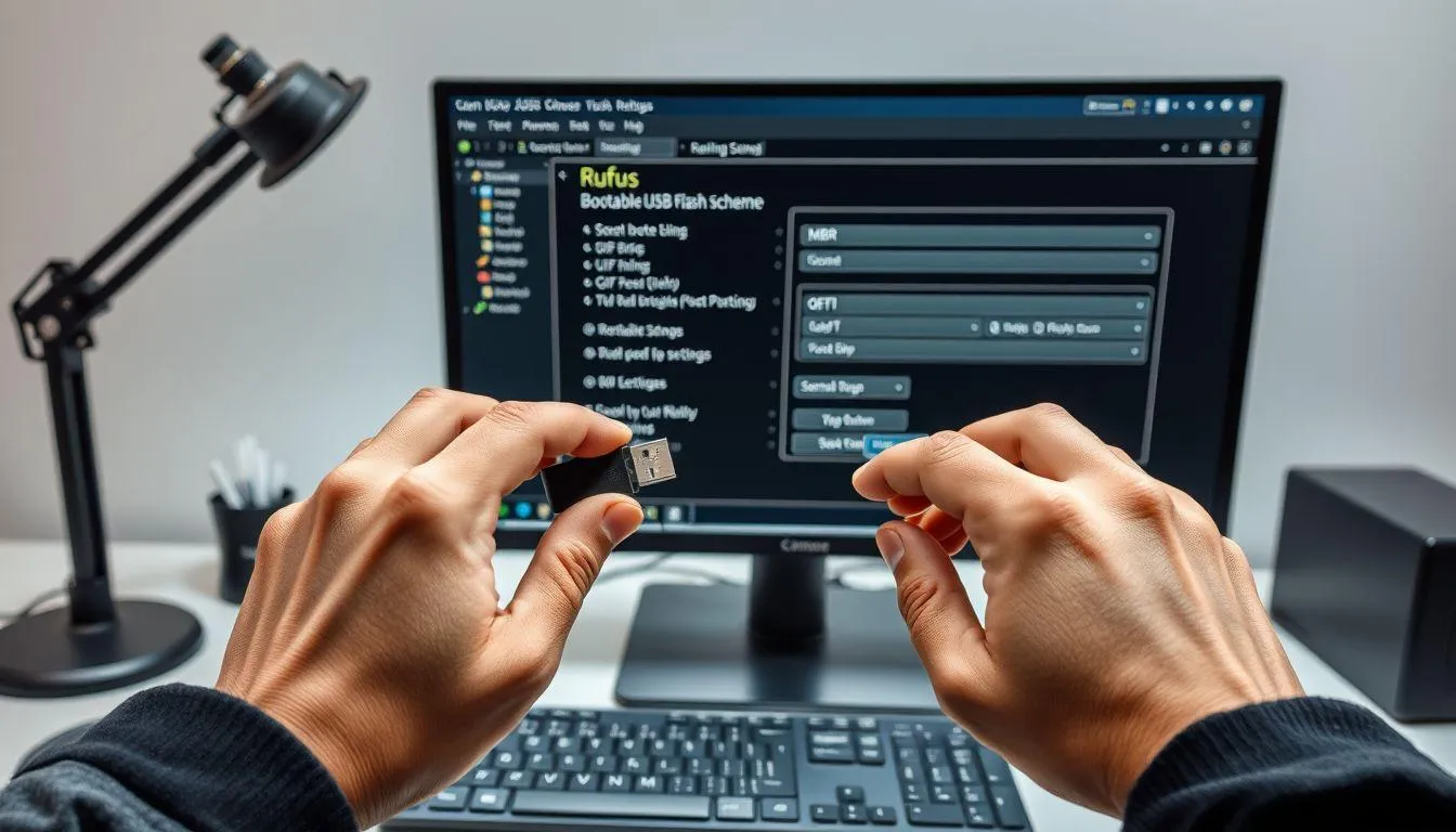 Pengaturan Partition Scheme dan File System (c) Ilustrasi AI
