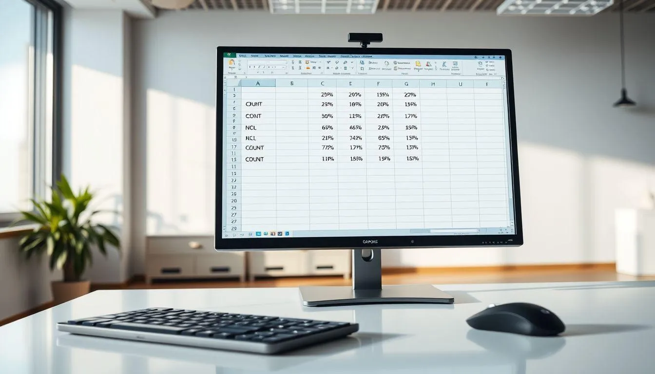 6. Cara Menggunakan Rumus Excel COUNT dan COUNTA (c) Ilustrasi AI